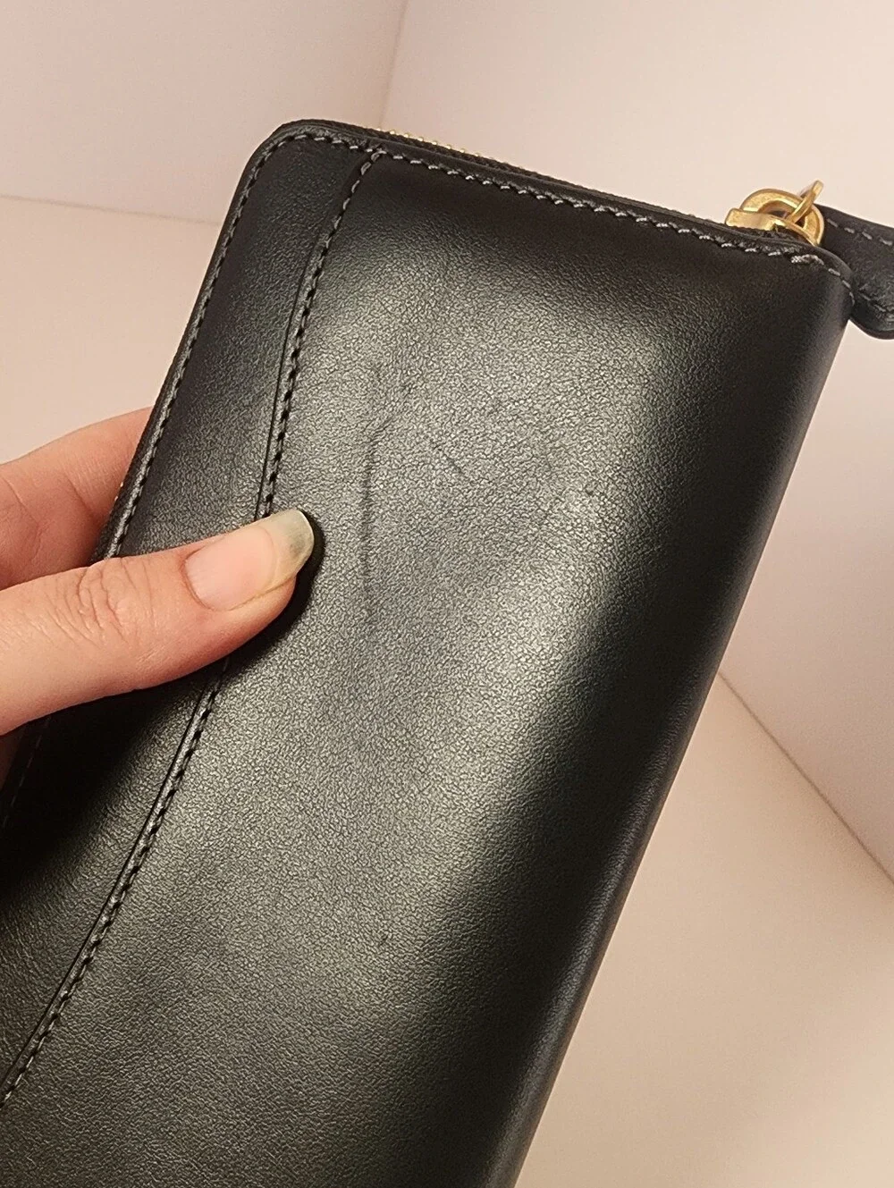 Coach Essentials Slim Accordion Wallet NWT (Flawed)